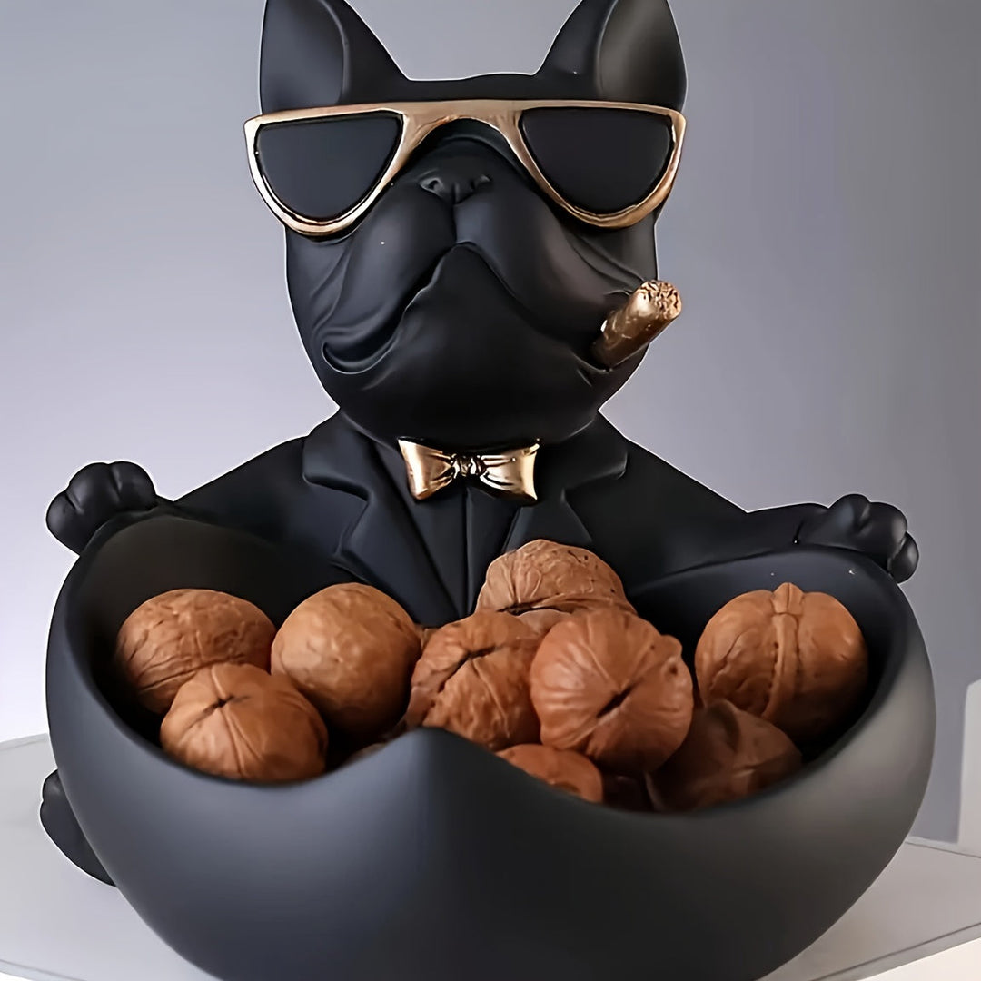 Bulldog Decorative Tray for Home Decoration