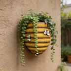 3D Beehive Shaped Wall Mounted Resin Planter Hanging Flower Pot