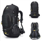 Hiking Backpack Waterproof Large Capacity 60L Camping Trekking Bag