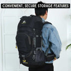 Hiking Backpack Waterproof Large Capacity 60L Camping Trekking Bag