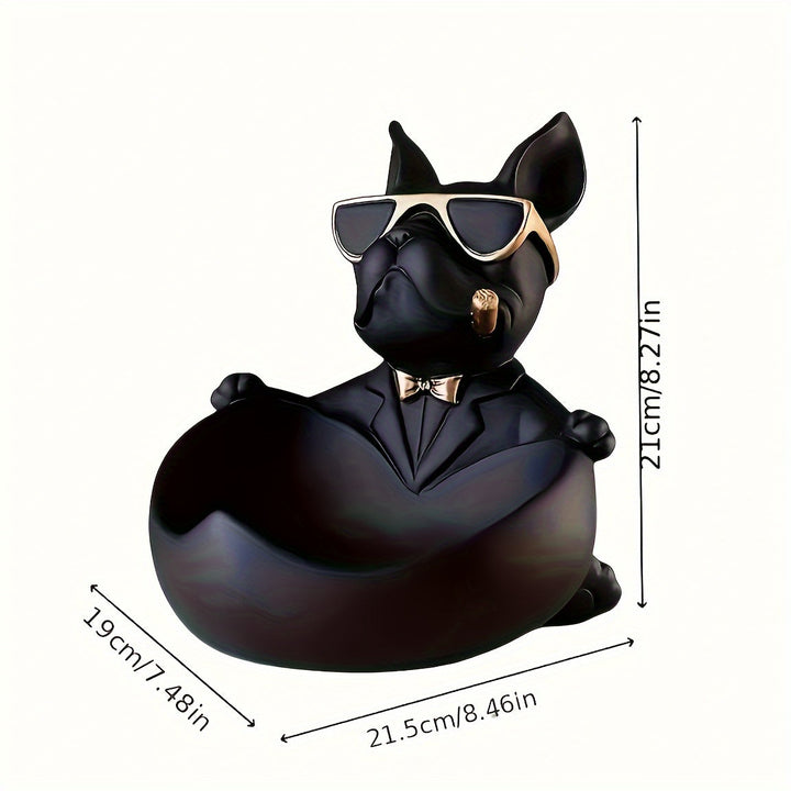 Bulldog Decorative Tray for Home Decoration