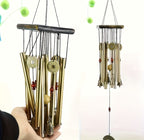 Copper Bell Wind Chime with Aluminum Tubes Outdoor Wind Chime Decor