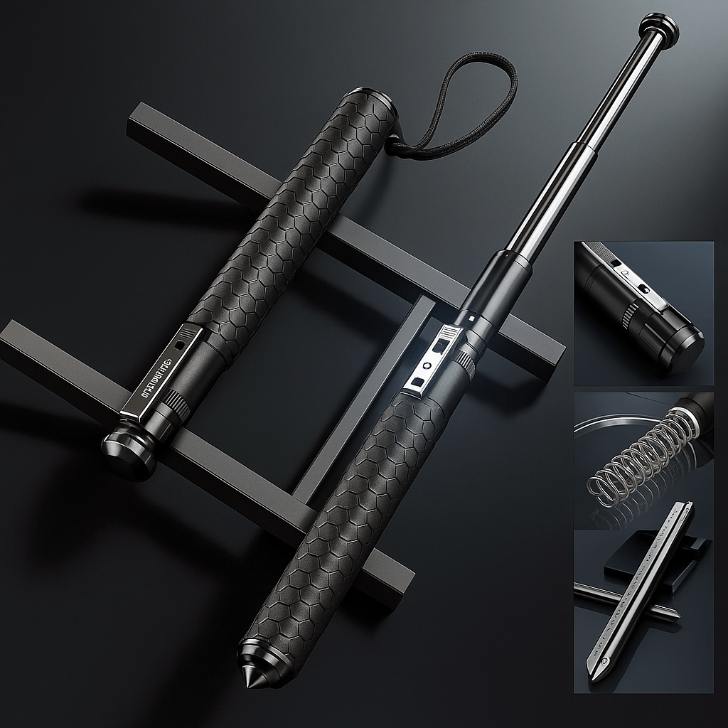 Self Defense Automatic Walking Cane with Stability Support