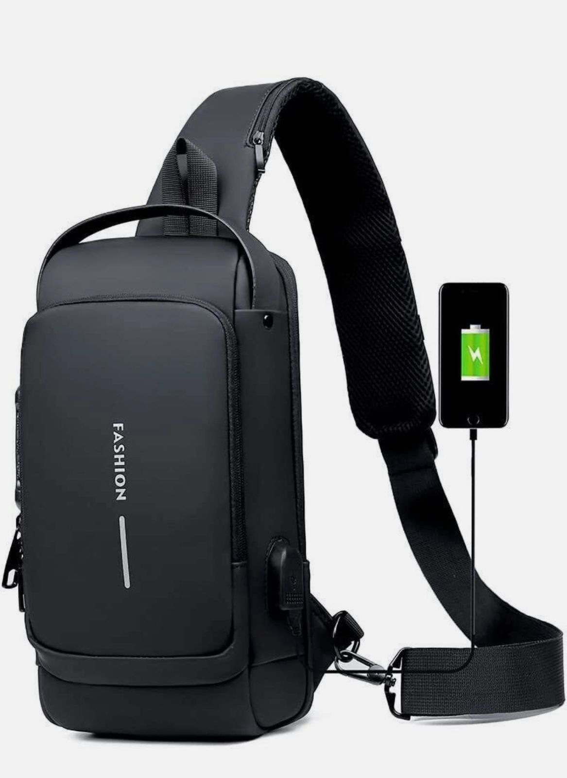 Anti Theft Backpack with Locking Zippers and Hidden Pockets