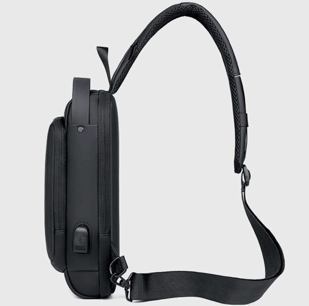 Anti Theft Backpack with Locking Zippers and Hidden Pockets