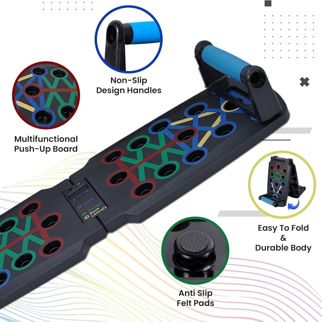 Digital Push-Up Board 30-in-1 Full Body Workout Exercise Equipment