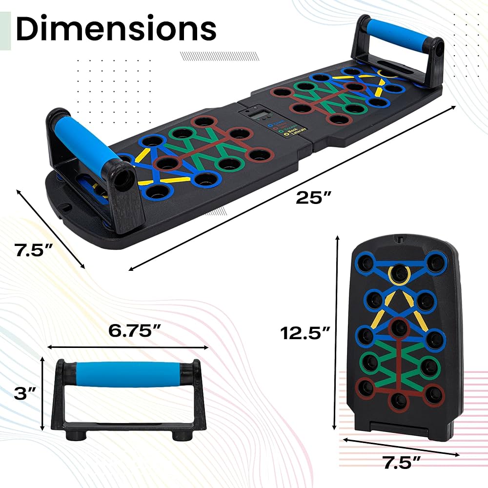 Digital Push-Up Board 30-in-1 Full Body Workout Exercise Equipment