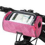 Bicycle Handlebar Bag Touchscreen Compatible Splash Resistant
