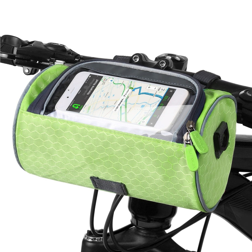 Bicycle Handlebar Bag Touchscreen Compatible Splash Resistant