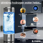 Water Bottle with Hydrogen Generator Portable Hydrogen Water Bottle