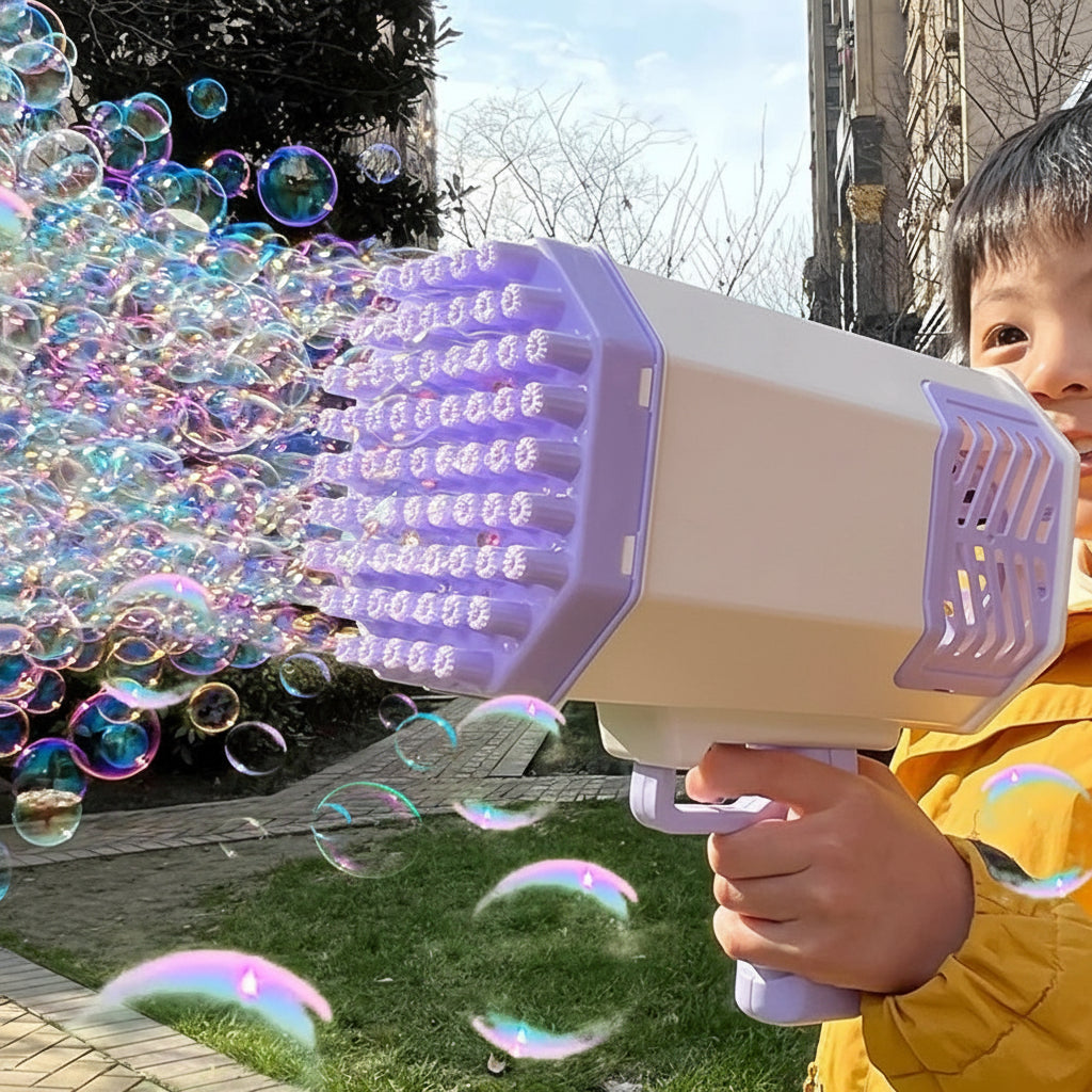 Kids Bubble Gun Toy Bubble Blower Outdoor Play Toy