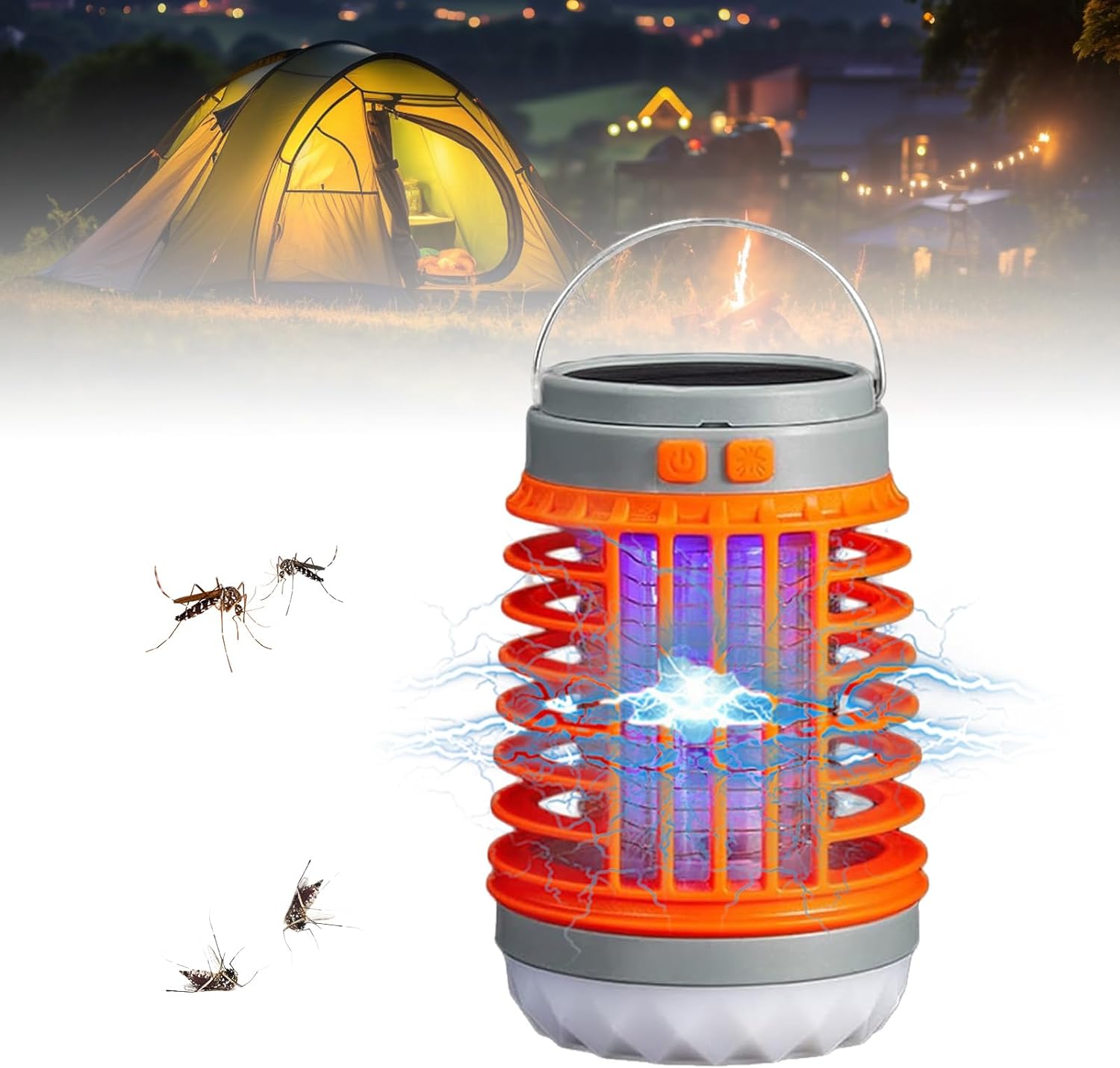 Electric Bug Zapper Mosquito Insect Trap 3-in-1 Outdoor Device