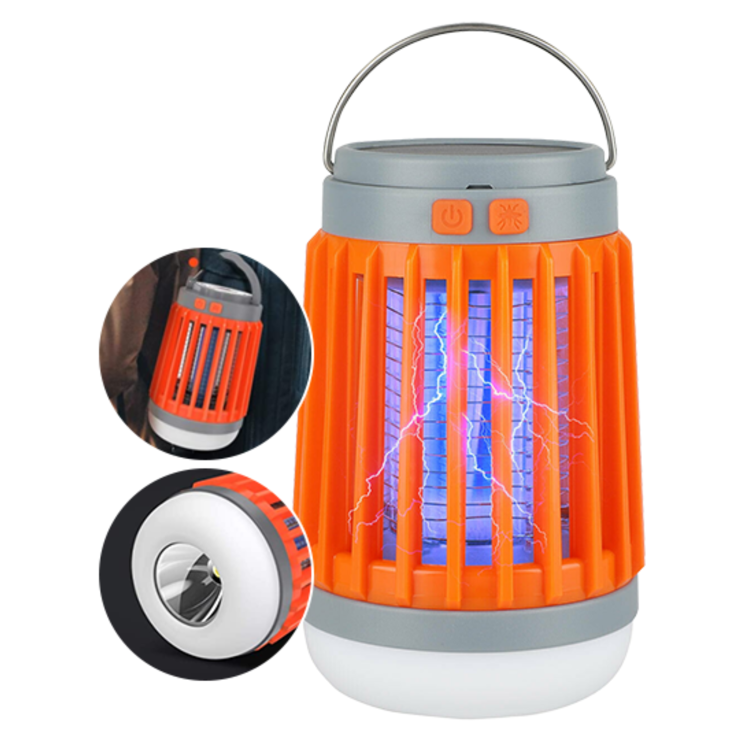 Electric Bug Zapper Mosquito Insect Trap 3-in-1 Outdoor Device
