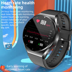 Smartwatch Heart Rate Monitor Blood Pressure ECG HRV Blood Glucose Tracker
