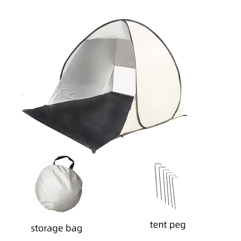 Beach Canopy Tent Portable Outdoor Sun Shade Shelter with Zipper Closure