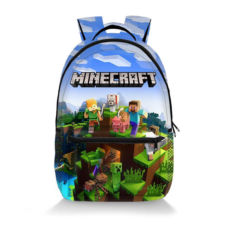 Minecraft Backpack School Bag for Gaming Students