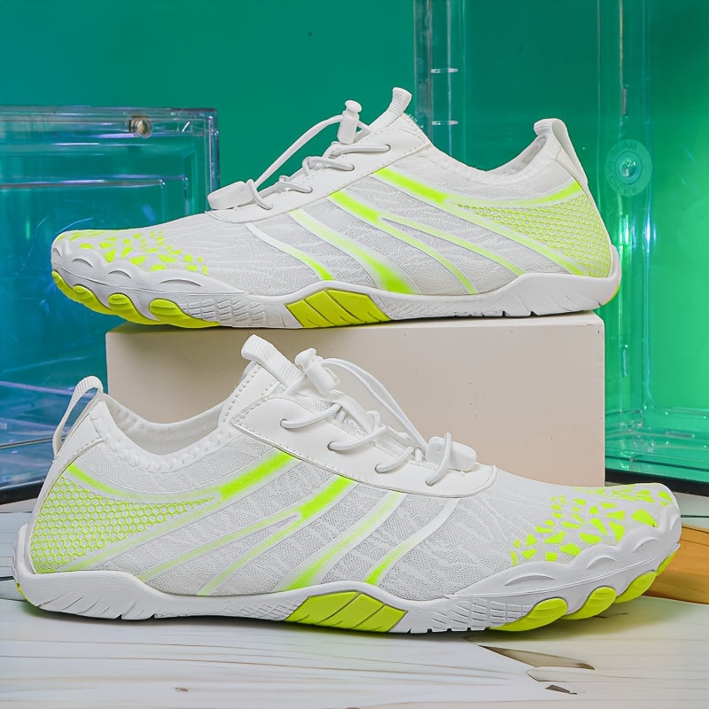 Men Water Sports Mesh Lace Up Quick Dry Athletic Shoes