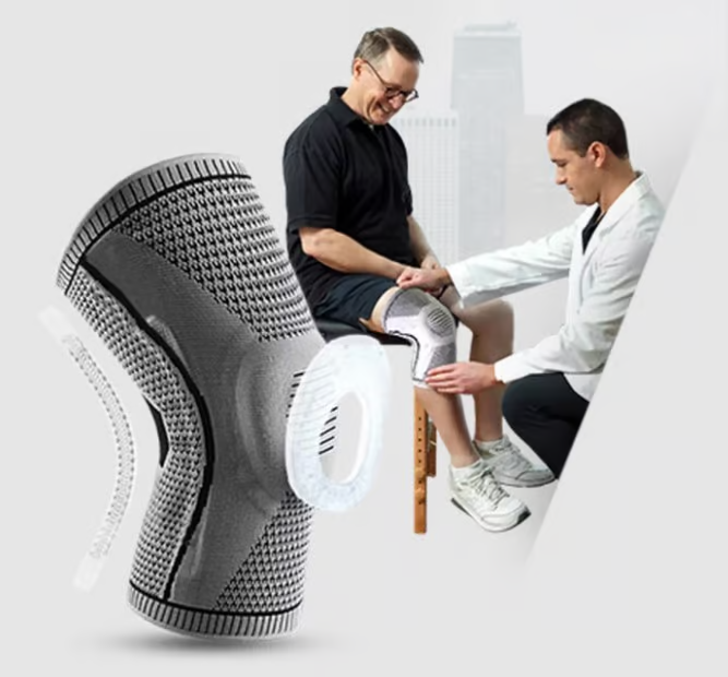 Compression Knee Brace Support Sleeve for Joint Pain Relief