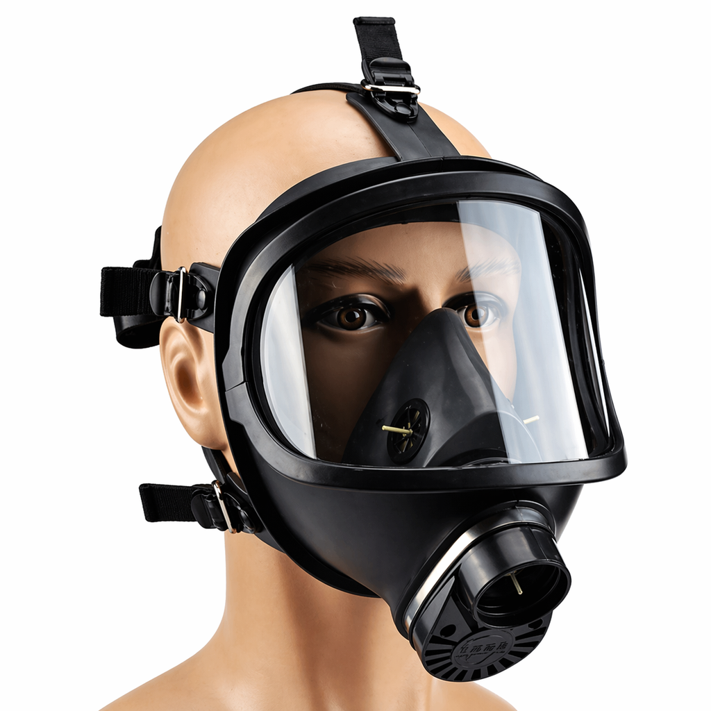 NRBC Gas Mask Respirator with Replaceable Filter Cartridge