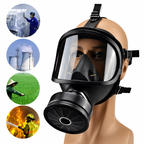 NRBC Gas Mask Respirator with Replaceable Filter Cartridge