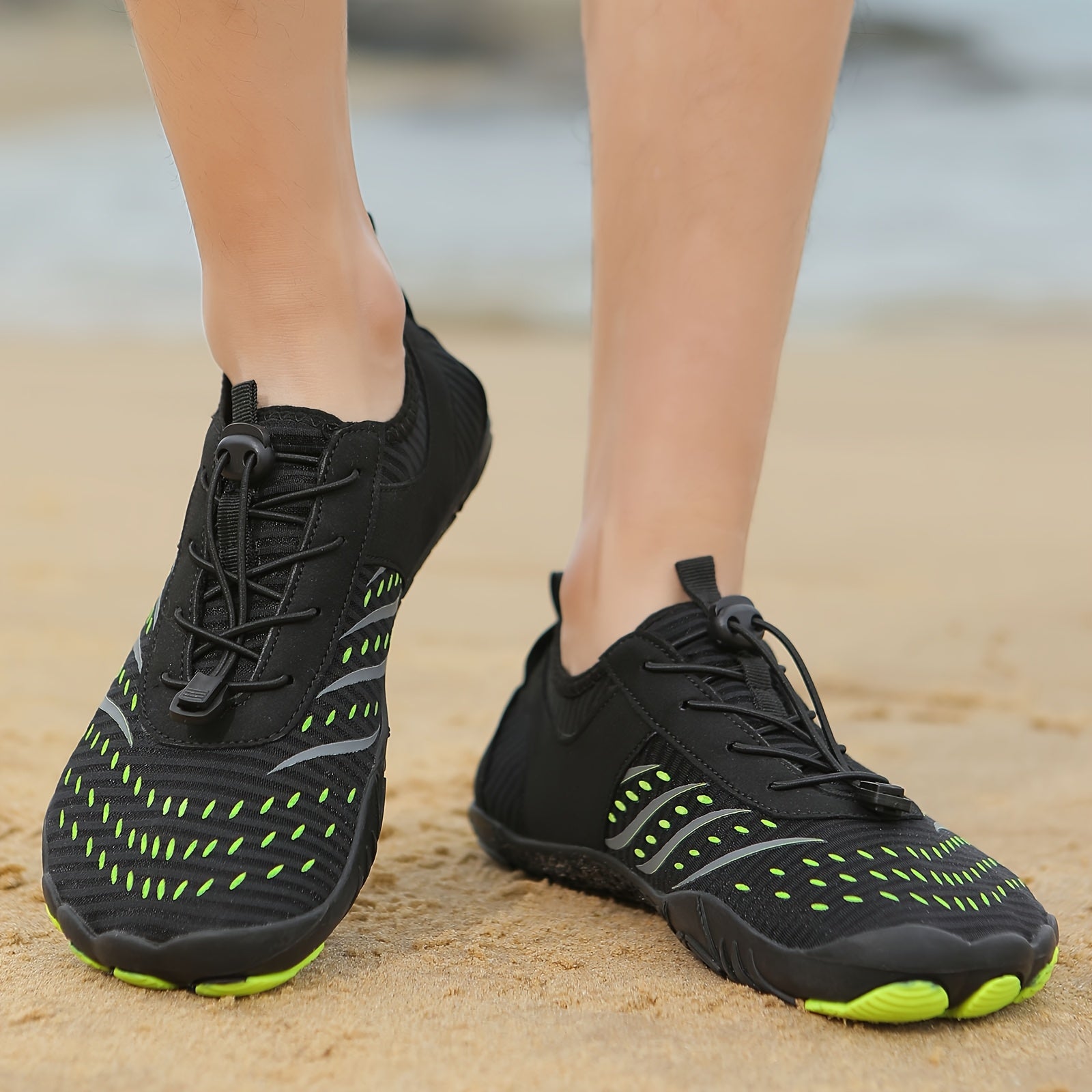 Men's Quick Dry Water Shoes Rubber Sole Swim Fishing Fitness Shoes