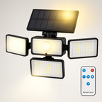 Solar LED Motion Sensor Floodlight Outdoor Wall Mount
