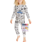 Kids Pajama Set Cotton Top and Bottom
