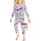 Kids Pajama Set Cotton Top and Bottom