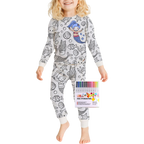 Kids Pajama Set Cotton Top and Bottom