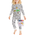 Kids Pajama Set Cotton Top and Bottom