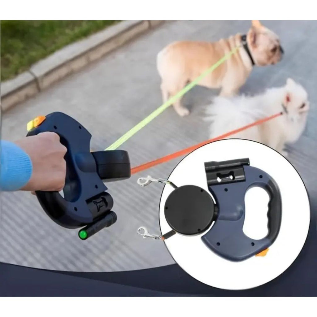 Double Dog Leash Connector Tangle Free Leash Coupler