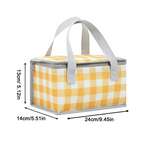 Insulated Soft Sided Thermal Lunch Cooler Bag Tote
