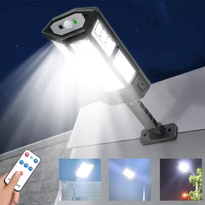 Solar Motion Sensor Outdoor Wall Light Flush Mount