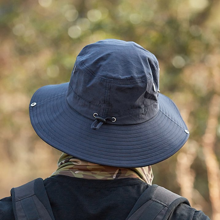 Wide Brim Sun Hat with UV Protection Breathable Outdoor Hat