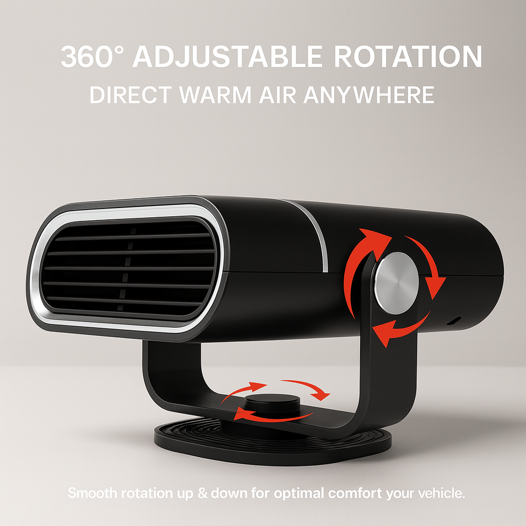 12V Car Heater Fan Heating Cooling Defrosting Unit