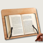 Adjustable Wooden Book Stand Reading Holder Pine Wood