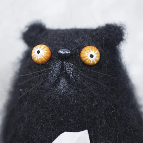 Wool Felt Figurine Set Handmade Collectible Figurines