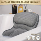 Bath Pillow Mesh Cushion Ergonomic Spa Bathtub Support