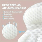 Bath Pillow Mesh Cushion Ergonomic Spa Bathtub Support