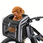 Expandable Pet Bicycle Basket Carrier