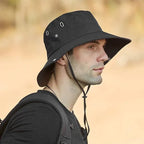 Wide Brim Sun Hat with UV Protection Breathable Outdoor Hat