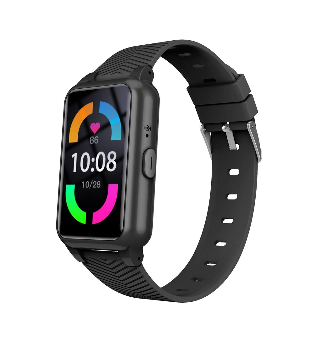GPS Fall Detection Smartwatch for Seniors Circular Wrist Watch