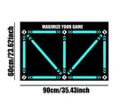Football Training Practice Mat Surface Rectangular Training Mat