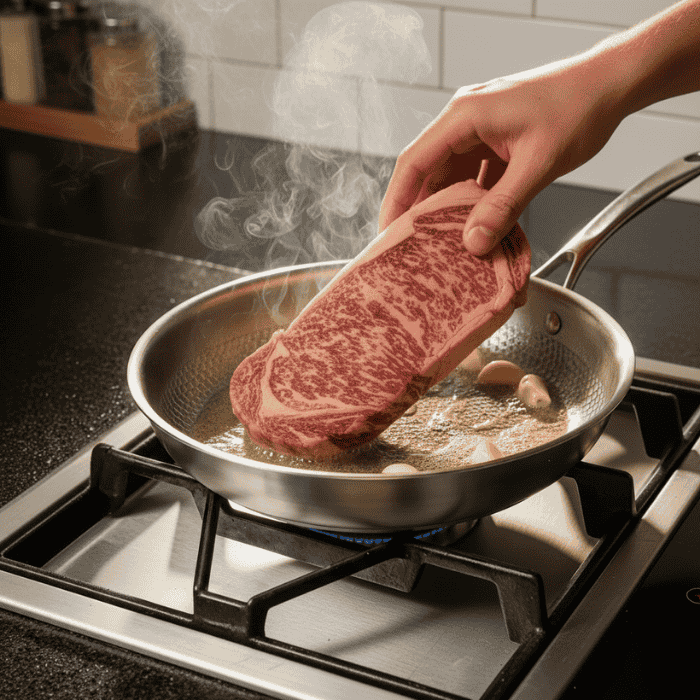 Titanium Non-Coated Circular Frying Pan Cookware