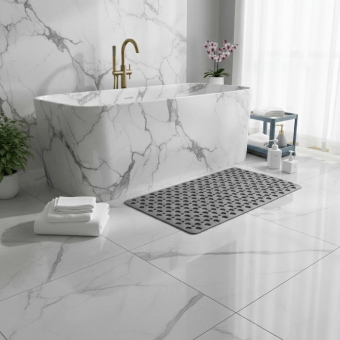 Square Anti Slip Shower Mat Bathroom Bath Floor Rug