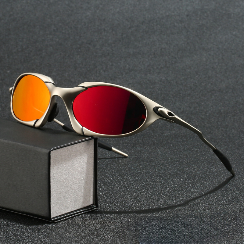 Men’s Polarized Sport Sunglasses Metal Frame UV Protection