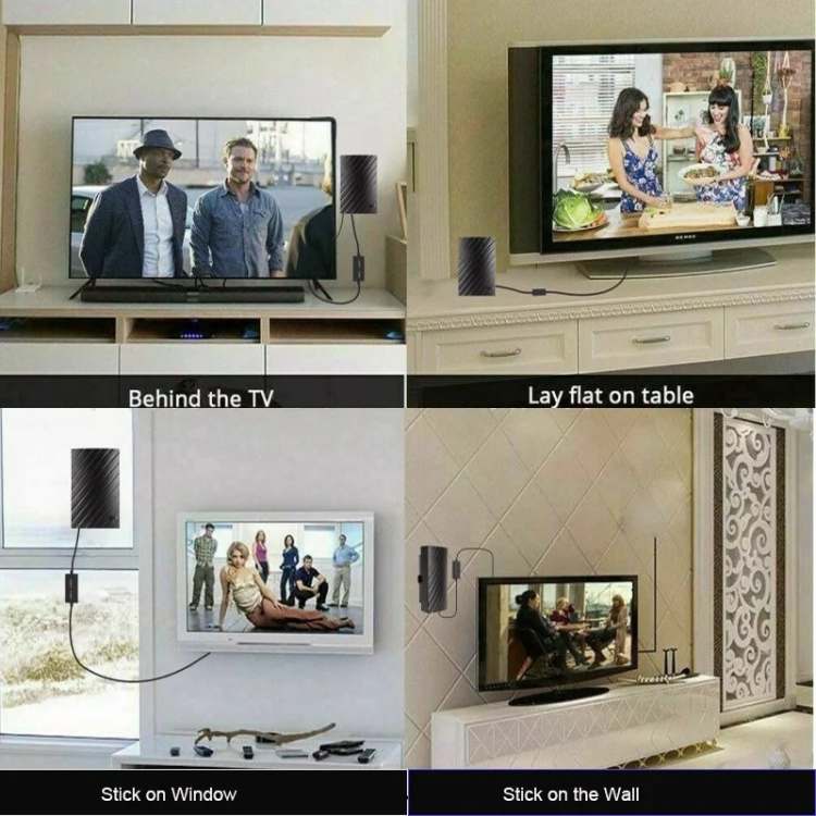 Indoor 4K Flat Panel TV Aerial Antenna