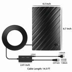Indoor 4K Flat Panel TV Aerial Antenna