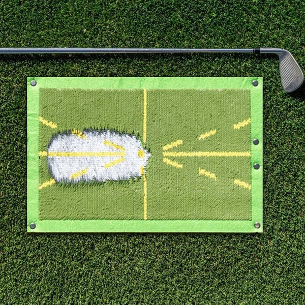 Golf Swing Training Mat with Sensor Detection System