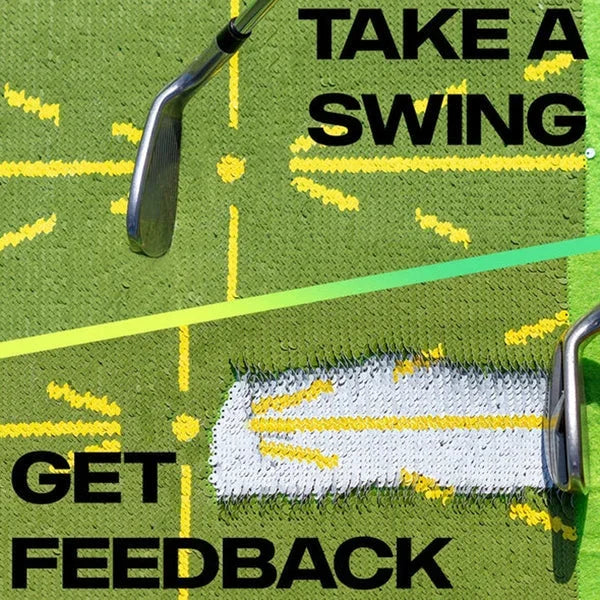 Golf Swing Training Mat with Sensor Detection System